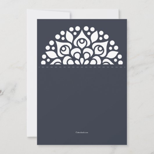 Uitnodiging tot religieuze boog (Achterkant)