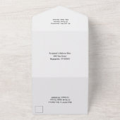 Uitnodiging tot reünie van de familie Boardwalk me (Buitenkant)