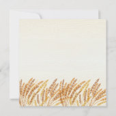 Uitnodiging tot Rode Barn Wedding (Achterkant)