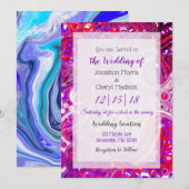 Uitnodiging tot rode en Paarse weduwen (Voorkant / Achterkant)