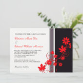 Uitnodiging tot Rode Vloer Weddenschap (Staand voorkant)