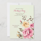 Uitnodiging tot Romance roos (Voorkant)