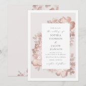 uitnodiging tot Romance van de waterverf (Voorkant / Achterkant)