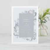 uitnodiging tot Romance van de waterverf (Staand voorkant)