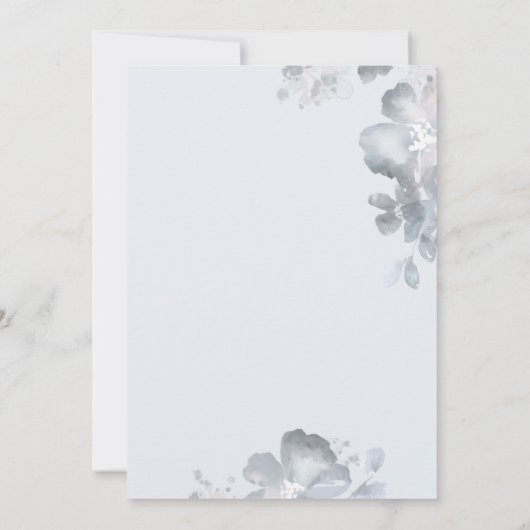 uitnodiging tot Romance van de waterverf (Achterkant)