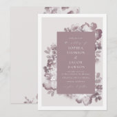 uitnodiging tot Romance van de waterverf (Voorkant / Achterkant)