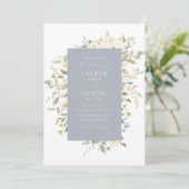 Uitnodiging tot Romance van wilde bloemen (Staand voorkant)