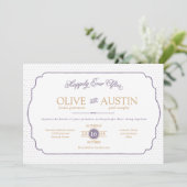 Uitnodiging tot Romance van winkelboekje (Staand voorkant)