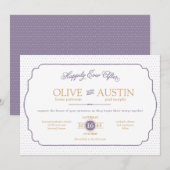 Uitnodiging tot Romance van winkelboekje (Voorkant / Achterkant)