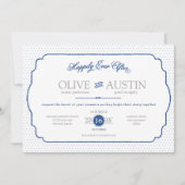 Uitnodiging tot Romance van winkelboekje (Voorkant)