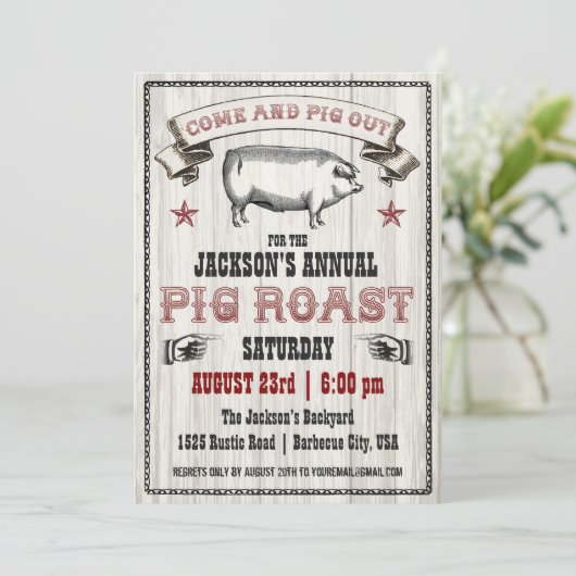  uitnodiging tot rondhout door rondzwoerd (Staand voorkant)