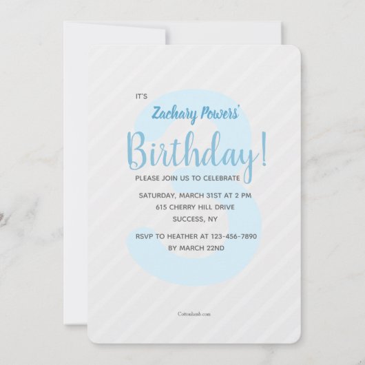 Uitnodiging tot rooster (Achterkant)