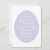 Uitnodiging tot rooster van gevlekte eieren - lave (Voorkant)