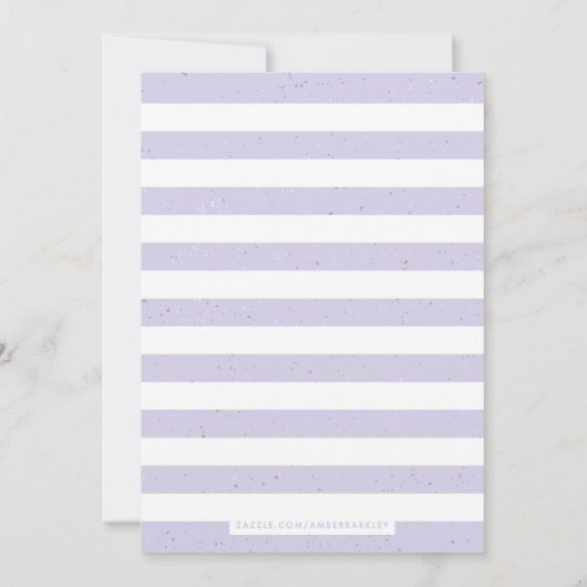 Uitnodiging tot rooster van gevlekte eieren - lave (Achterkant)