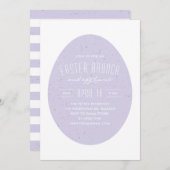 Uitnodiging tot rooster van gevlekte eieren - lave (Voorkant / Achterkant)