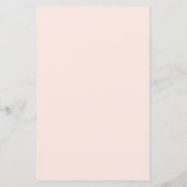 Uitnodiging tot roze Magnolia en Hydrangea Baby De (Achterkant)