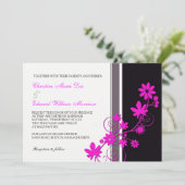 Uitnodiging tot roze weddenschappen (Staand voorkant)