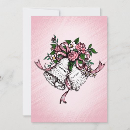 Uitnodiging tot roze weddenschappen (Achterkant)