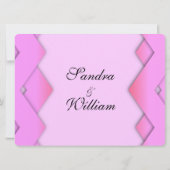 Uitnodiging tot roze weddenschappen (Achterkant)