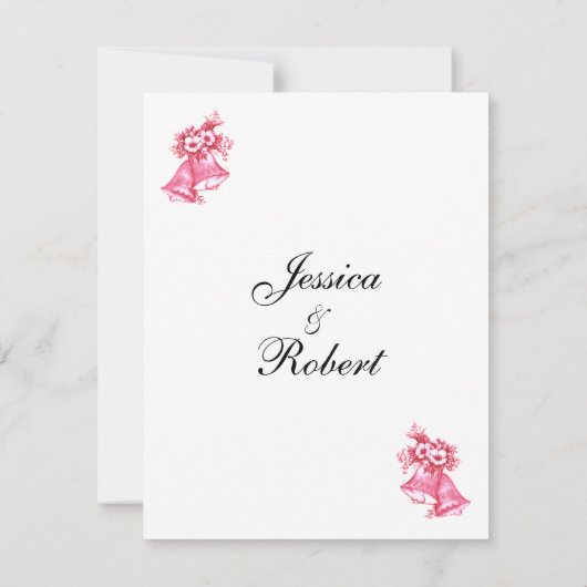 Uitnodiging tot roze weddenschappen (Achterkant)