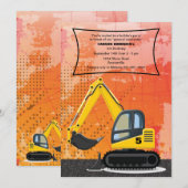 Uitnodiging tot rugleuning van de bouwer (Voorkant / Achterkant)