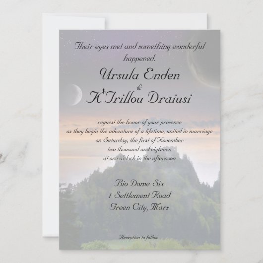 Uitnodiging tot ruimtevaart (Voorkant)