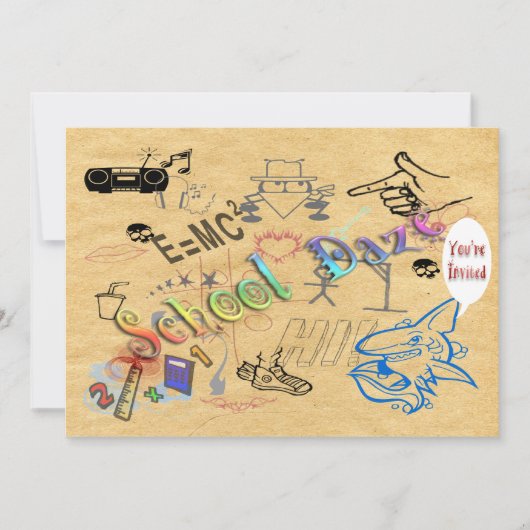 Uitnodiging tot schooldagen (Voorkant)