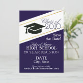 Uitnodiging tot schoolreünie (Staand voorkant)