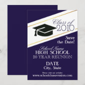 Uitnodiging tot schoolreünie (Voorkant / Achterkant)