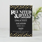 Uitnodiging tot schoolreünie (Staand voorkant)