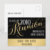 Uitnodiging tot schoolreünie (Voorkant / Achterkant)