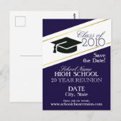 Uitnodiging tot schoolreünie (Voorkant / Achterkant)