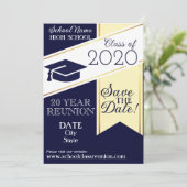 Uitnodiging tot schoolreünie (Staand voorkant)