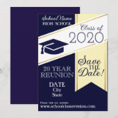 Uitnodiging tot schoolreünie (Voorkant / Achterkant)