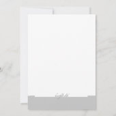 Uitnodiging tot Show voor de Mode van de baan (Achterkant)