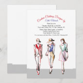 Uitnodiging tot Show voor de Mode van de baan (Voorkant / Achterkant)