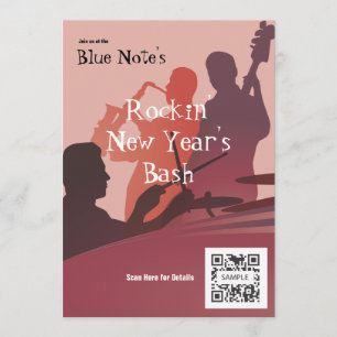 Uitnodiging tot Sjabloon Gebeurtenis Jazz Band