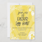 Uitnodiging tot Sjabloon van de Oost-Egg Hunt Spri (Voorkant)