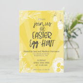 Uitnodiging tot Sjabloon van de Oost-Egg Hunt Spri (Staand voorkant)