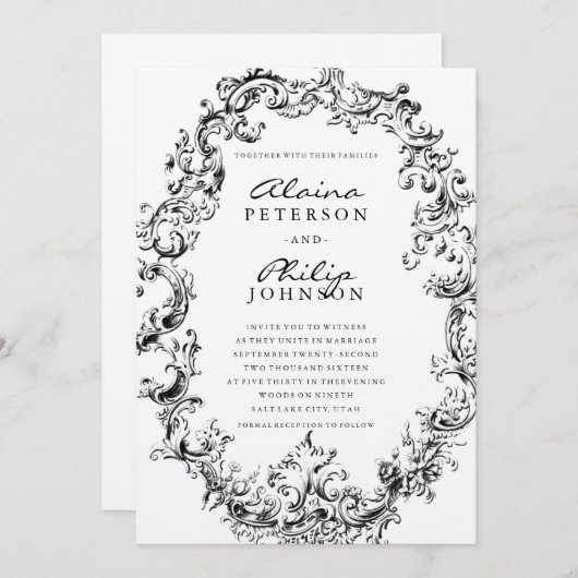 Uitnodiging tot Sjabloon voor uitzending van Lijst (Voorkant / Achterkant)