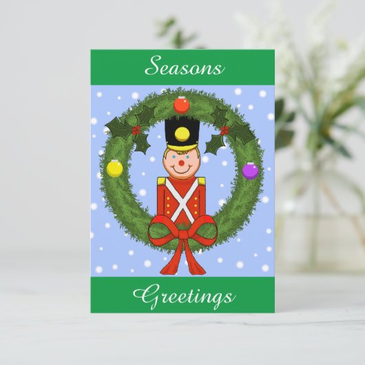 Uitnodiging tot Soldaat-feestdag () (Staand voorkant)