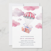 Uitnodiging tot speciale Baby shower voor levering (Voorkant)