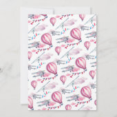 Uitnodiging tot speciale Baby shower voor levering (Achterkant)