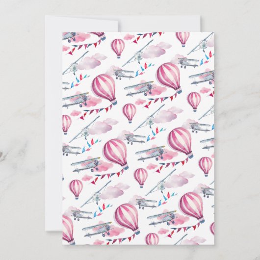 Uitnodiging tot speciale Baby shower voor levering (Achterkant)