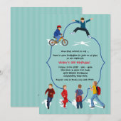 Uitnodiging tot staking einde schooljaar (Voorkant / Achterkant)