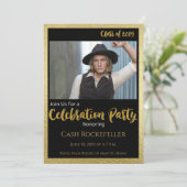 Uitnodiging tot staking en legante graduatiepartij (Staand voorkant)