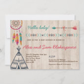 Uitnodiging tot stammenBaby shower (Voorkant)