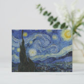 Uitnodiging tot Sterrennacht (Staand voorkant)