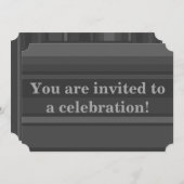 Uitnodiging tot storting van houtskool (Voorkant / Achterkant)