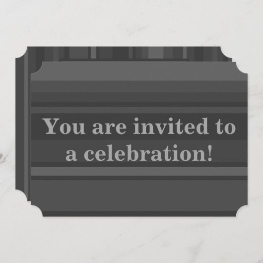 Uitnodiging tot storting van houtskool (Voorkant / Achterkant)